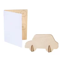 vlastní puzzle pohlednice, auto bílá s potiskem loga - foto 4