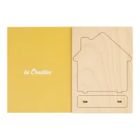 vlastní puzzle pohlednice, dům bílá s potiskem loga - foto 4