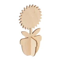 vlastní puzzle pohlednice, květina bílá s potiskem loga - foto 3