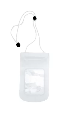 voděodolné pouzdro na mobil bílá s potiskem loga