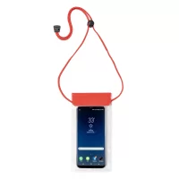 voděodolný obal na mobil červená s potiskem loga - foto 4