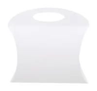 vypouklá krabička bílá s potiskem loga - foto 2