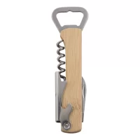 vývrtka přírodní s potiskem loga