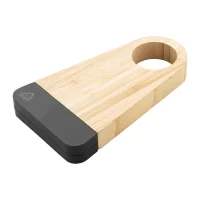 vývrtka s držákem na láhev přírodní s potiskem loga