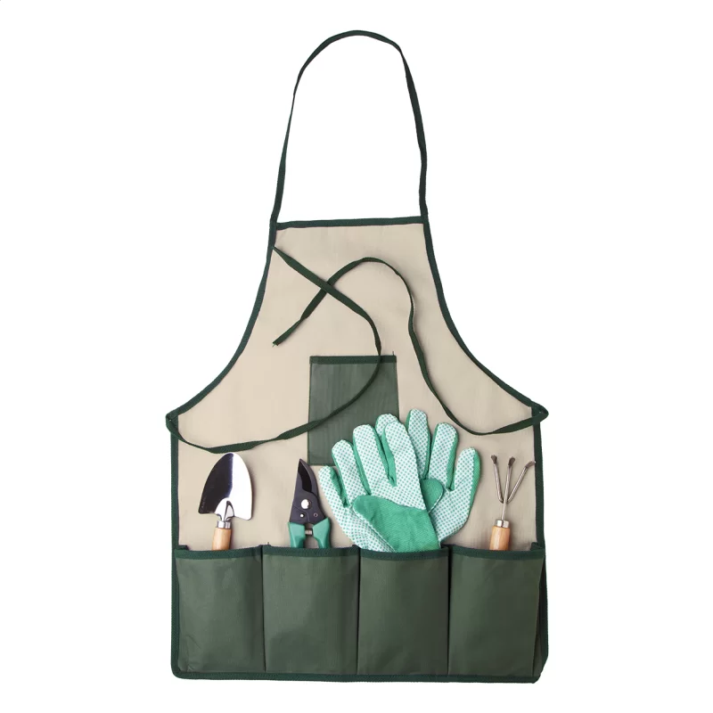 zahradní nářadí zelená s potiskem loga