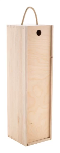 zakázková dárková krabička na víno přírodní s potiskem loga - foto 3