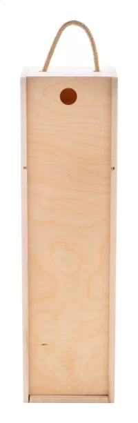 zakázková dárková krabička na víno přírodní s potiskem loga - foto 5