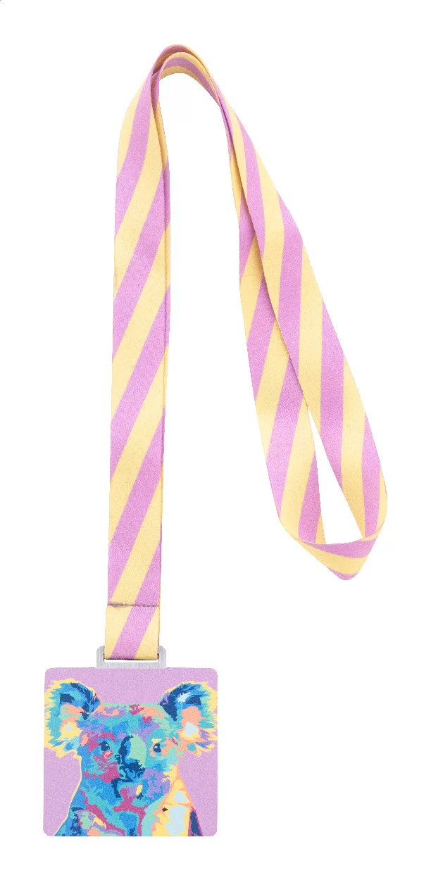 zakázková medaile bílá s potiskem loga