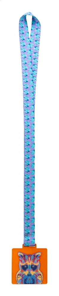 zakázková medaile průhledná oranžová s potiskem loga - foto 2