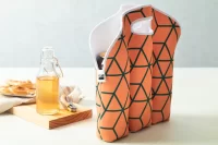 zakázková RPET taška na pivo bílá s potiskem loga - foto 7