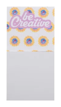 zakázková samolepicí poznámkový blok bílá s potiskem loga - foto 3