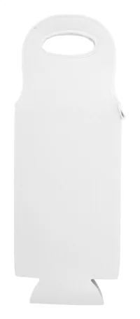 zakázková taška na víno RPET bílá s potiskem loga - foto 5