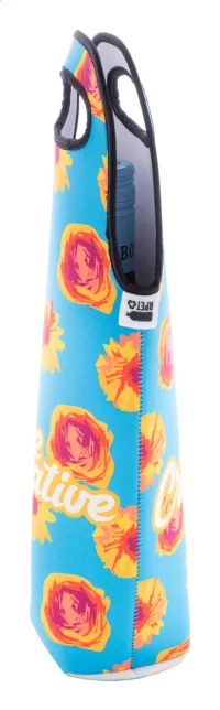 zakázková taška na víno RPET černá s potiskem loga - foto 5