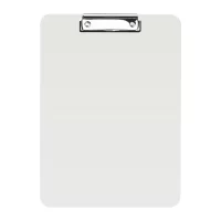 zakázková výroba podložek A4 s klipem bílá s potiskem loga - foto 2