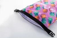 zakázkový pytlík na chleba z RPET bílá s potiskem loga - foto 4