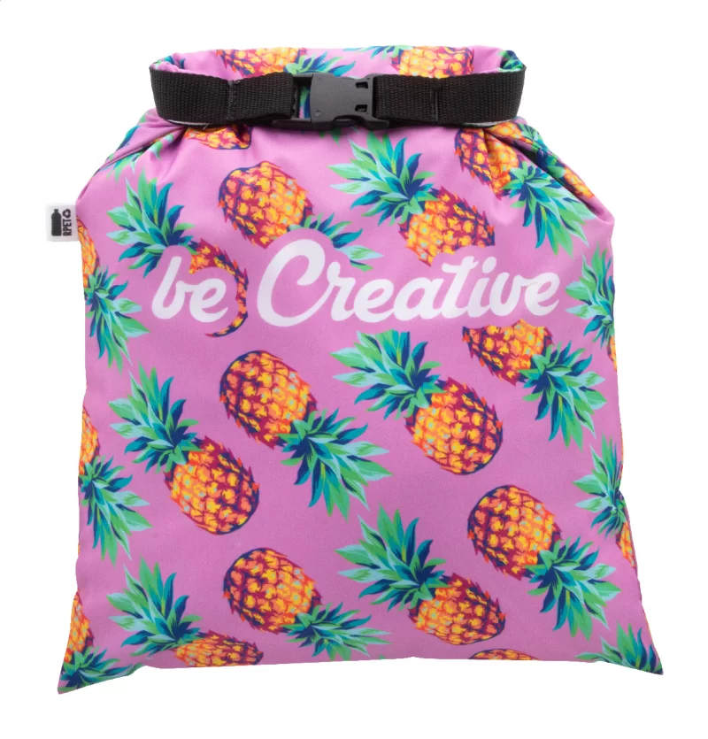 zakázkový pytlík na chleba z RPET bílá s potiskem loga