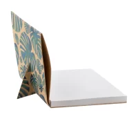 zakázkový samolepicí poznámkový blok přírodní s potiskem loga - foto 2