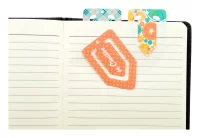 záložka bílá s potiskem loga - foto 3