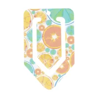 záložka bílá s potiskem loga