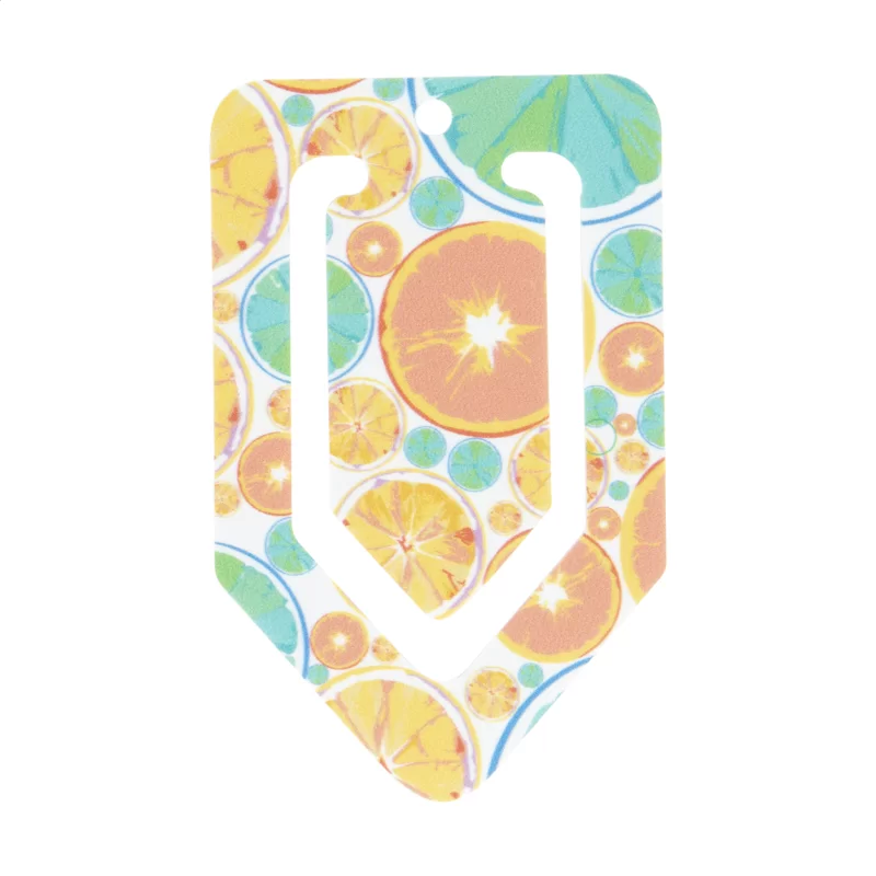 záložka bílá s potiskem loga