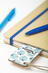 záložka na zakázku přírodní s potiskem loga - foto 9