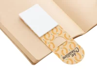 záložka na zakázku přírodní s potiskem loga - foto 3