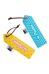 záložka RPET na zakázku bílá s potiskem loga - foto 5