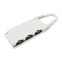 zámek na zavazadlo bílá s potiskem loga