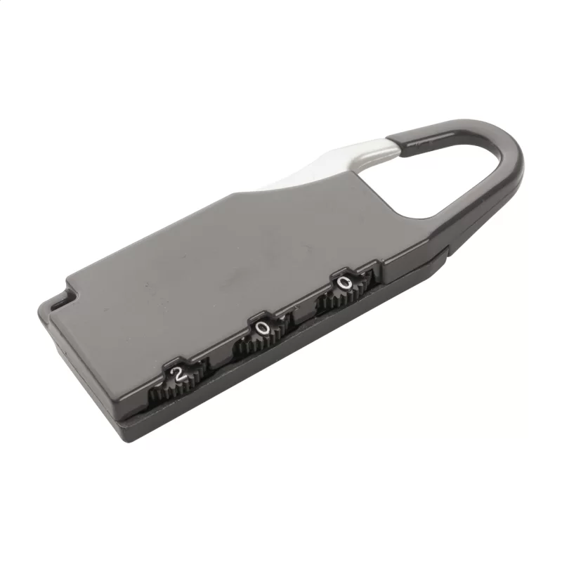 zámek na zavazadlo šedá s potiskem loga