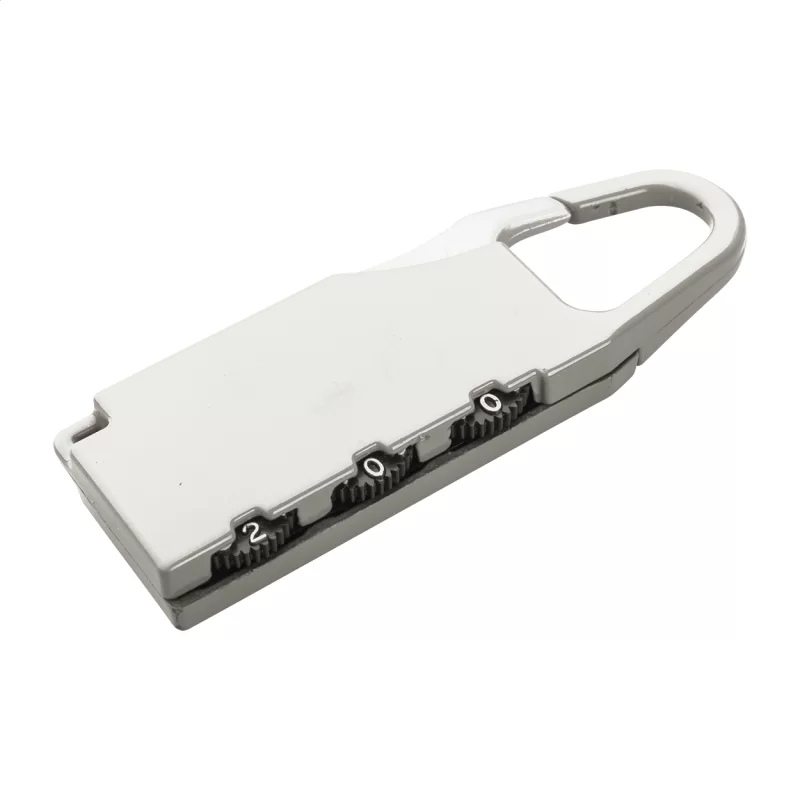 zámek na zavazadlo stříbrná s potiskem loga