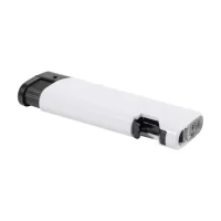 zapalovač s otvírákem na lahve bílá s potiskem loga - foto 3