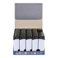 zapalovač s otvírákem na lahve bílá s potiskem loga - foto 5