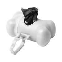 zásobník na pytlíky na odpadky bílá s potiskem loga - foto 2