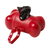 zásobník na pytlíky na odpadky červená s potiskem loga - foto 2