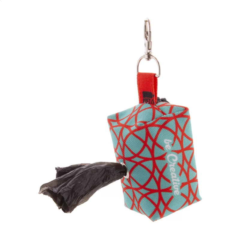 zásobník RPET na psí extrementy na zakázku černá s potiskem loga