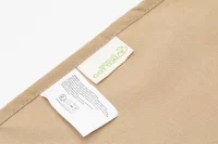 zástěra z recyklované bavlny přírodní s potiskem loga - foto 2