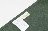 zástěra z recyklované bavlny zelená s potiskem loga - foto 4