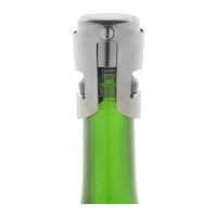 zátka na šampaňské stříbrná s potiskem loga - foto 3