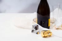 zátka na šampaňské stříbrná s potiskem loga - foto 4