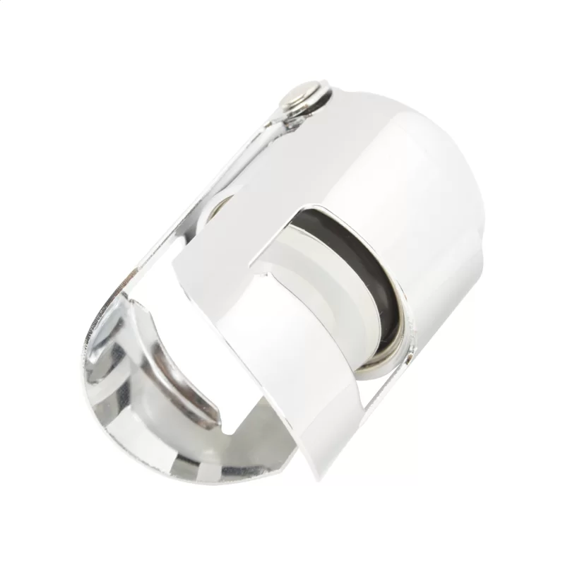 zátka na šampaňské stříbrná s potiskem loga