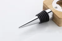 zátka na víno přírodní s potiskem loga - foto 4