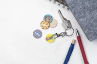 žeton do košíku na zakázku přírodní s potiskem loga - foto 11