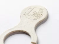 žeton do vozíku přírodní s potiskem loga - foto 3