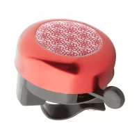 zvonek na kolo červená s potiskem loga - foto 2