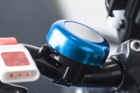 zvonek na kolo modrá s potiskem loga - foto 2