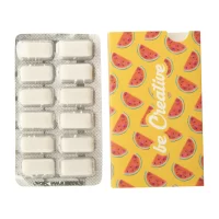 žvýkačka na zakázku bílá s potiskem loga - foto 6