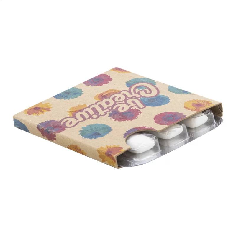 žvýkačka na zakázku přírodní — reklamní předmět s vlastním potiskem žvýkačka na zakázku přírodní s potiskem loga