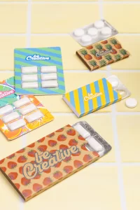 žvýkačky na zakázku bílá s potiskem loga - foto 6