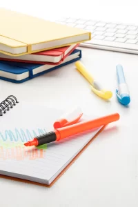 zvýrazňovač oranžová s potiskem loga - foto 4