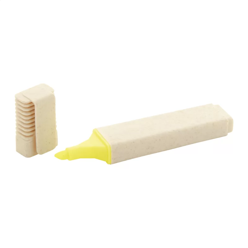 zvýrazňovač žlutá s potiskem loga